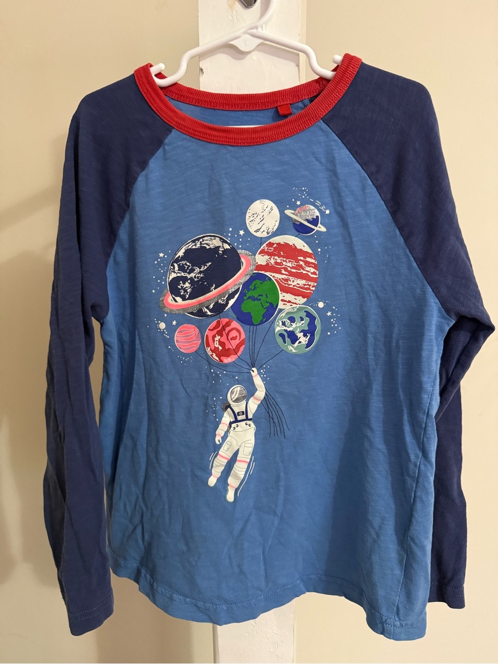 Mini Boden Astronaut Long Sleeve Tee Shirt
